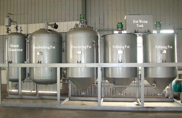 corn germ oil refinery equipments