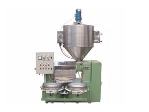automatic oil press with fryer
