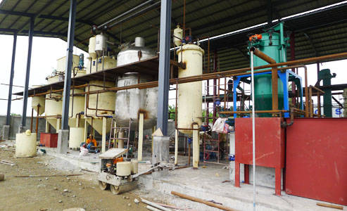 coconut oil refinery unit