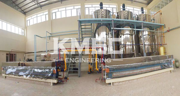 cotton seeds oil refining and fractionation unit in Afghan