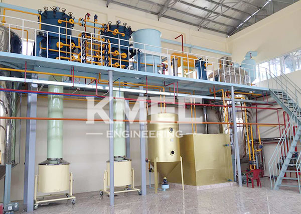 part of cotton seeds oil refining unit