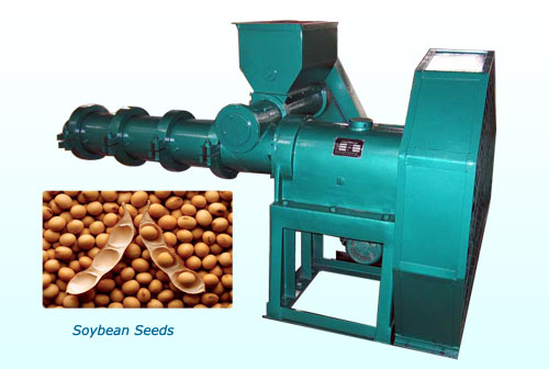 extruding machine for oil-bearing material soybeans