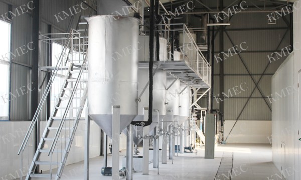 grape seed oil refining plant workshop view