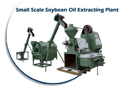 small scale soybean oil extracting plant