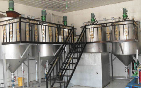 small size oil pressing and refining line