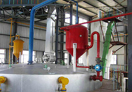 soybean oil producing plant