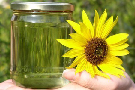 sunflower seed oil production